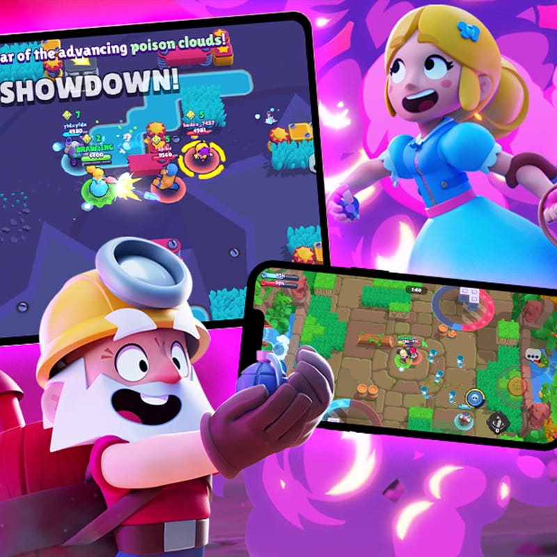 Brawl Stars banner ad produced by Airtraffic