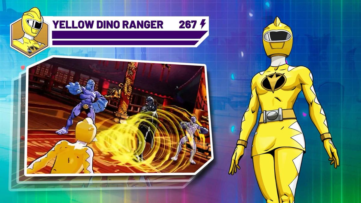A screenshot from a mobile game video ad for Power Rangers: Morphin Legends